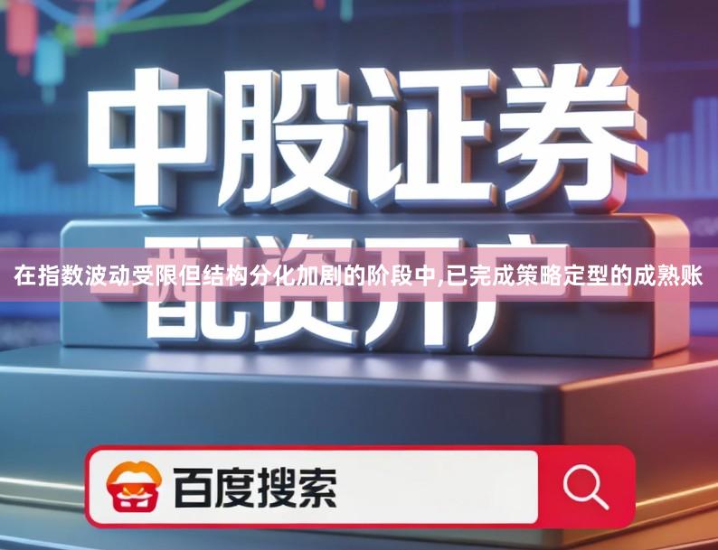 在指数波动受限但结构分化加剧的阶段中,已完成策略定型的成熟账