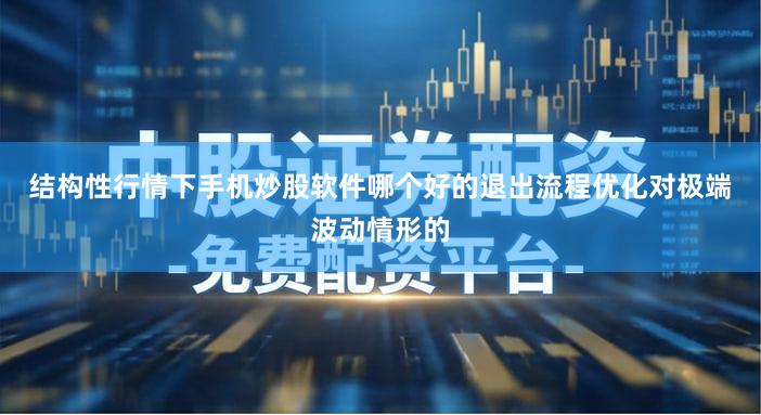 结构性行情下手机炒股软件哪个好的退出流程优化对极端波动情形的