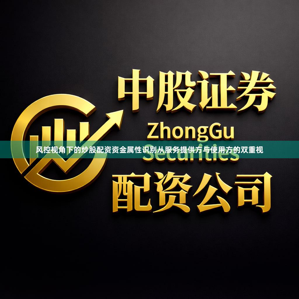 风控视角下的炒股配资资金属性识别从服务提供方与使用方的双重视